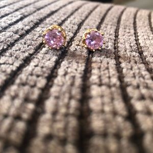 JUICY COUTURE Princess Stud Earrings pink